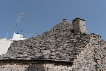 Fototapeta na wymiar Trullo, controversial houses. Puglia. Italy