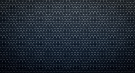 Abstract technological hexagonal background. 3d rendering