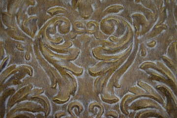 Gold ornament, botanical