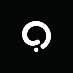 Q alphabet vector logo icon  illustrations