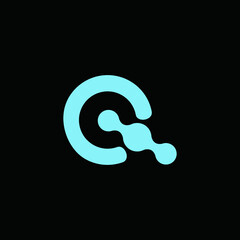 Q alphabet vector logo icon  illustrations