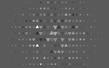 Light Silver, Gray vector background with triangles. Modern abstract illustration with colorful triangles. Modern template for your landing page.