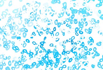 Light Black vector texture with disks.