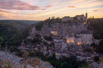 Naklejka premium FRA - THE MEDIEVAL AND RELIGIOUS CITY OF ROCAMADOUR