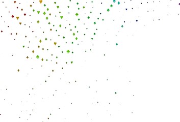 Light Multicolor, Rainbow vector layout with elements of cards.