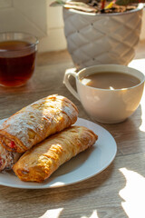 morning sweet breakfast concept