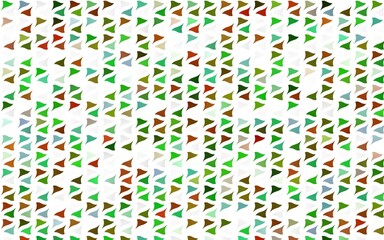 Light Multicolor, Rainbow vector template with crystals, triangles. Illustration with set of colorful triangles. Best design for your ad, poster, banner.