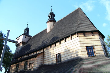 Haczów Architektura Drewniana Kościół Zabytkowy 