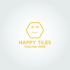 Happy Tiles Company Logo design idea and inspiration