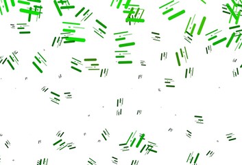 Light Green vector background with straight lines.