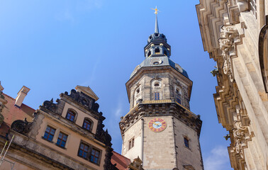 Obraz premium Cathedral of the Holy Trinity or Hofkirche