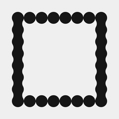 Abstract Cross Pattern Dots Logo generative computational art illustration