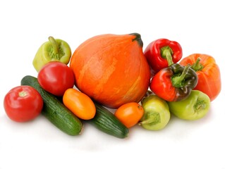 various multicolor vegetables for eating and cooking close up
