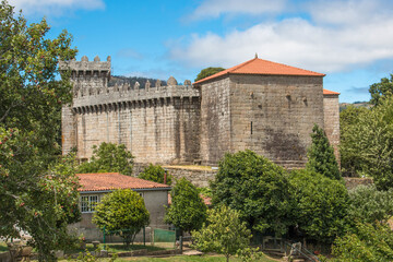 Fototapeta na wymiar Castle in Vimianzo (in Spanish Castelo de Vimianzo) Northern Spain Galicia 