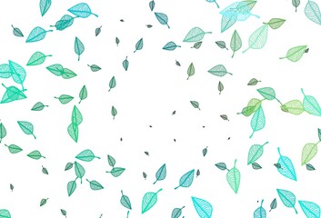 Light Green, Yellow vector sketch background.