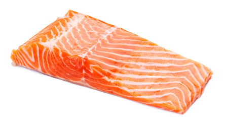 Piece of raw fresh salmon