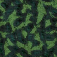 Green tropical palm tree leaves seamless pattern. High quality illustration. Vivid, detailed, and highly textured graphic design. Trendy jungle foliage for fabric or repeat surface design.