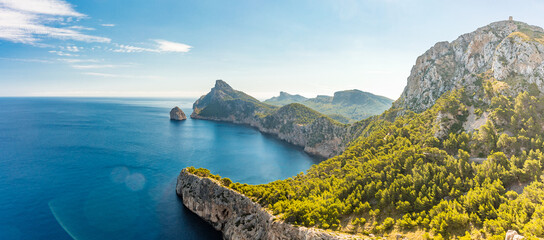 Cape Formentor area, coast of Mallorca, Spain