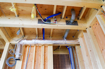 建設現場 水道配管