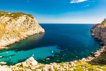 Obraz premium Cape Formentor area, coast of Mallorca, Spain