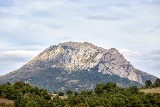 Mount Bugarach is the highest peak of the Corbieres Massif in Southern France.
