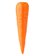 carrot isolated on white background, clipping path, full depth of field