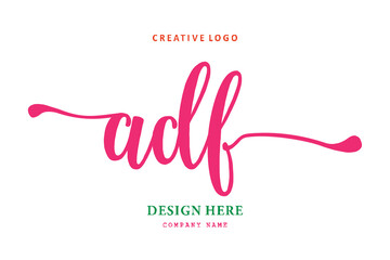 pharmacy letter ADF logo is simple, easy to understand and authoritative