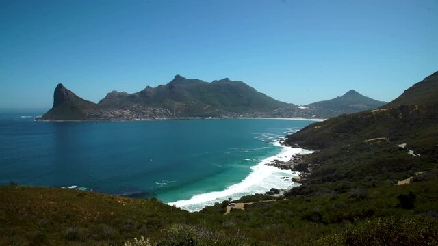 View of falls Bay, Western Cape province, South Africa
