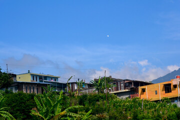 Fototapeta premium town in the mountains