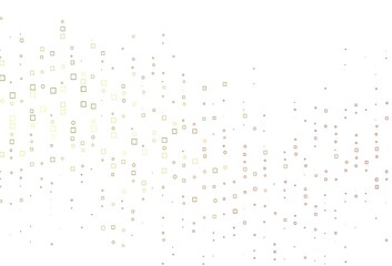 Light Orange vector backdrop with lines, rectangles.