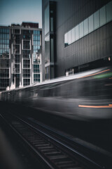 Naklejka premium Train in Motion II