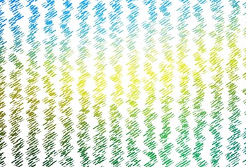 Light Blue, Yellow vector backdrop with long lines.