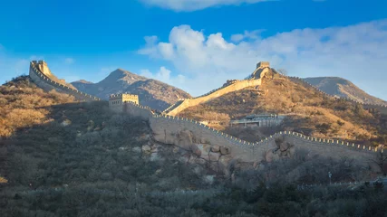 Fotobehang Chinese Muur The Great wall of China at Badaling site in Beijing, China