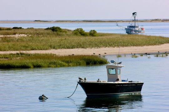 Fishing boat in the harbor