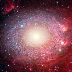 Starry deep outer space. Elements of this image furnished by NASA