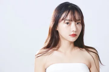 美しい女性のビューティーポートレート