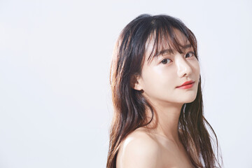 Fototapeta premium 美しい女性のビューティーポートレート