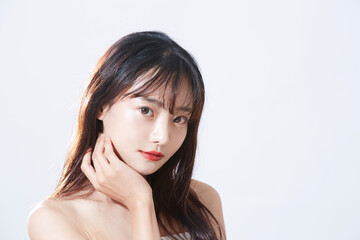 Fototapeta premium 美しい女性のビューティーポートレート