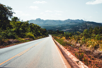 Viagem de carro na região de Bonfim, Minas Gerais, Brasil