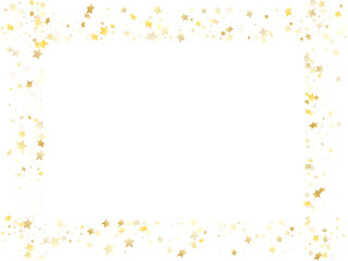 Magic gold sparkle texture vector star background.