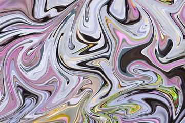 Abstract liquid colorful texture for background, patterns