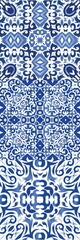 Ornamental azulejo portugal tiles decor.