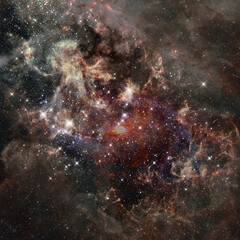 Galaxy stars. Elements of this image furnished by NASA