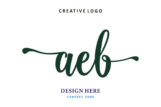 pharmacy letter AEB logo is simple, easy to understand and authoritative