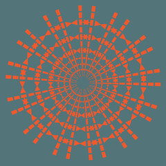 An abstract circular burst shape background image.