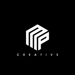 MP Letter Logo Design Template Vector
