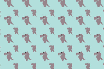 Unique cute animal pattern design. Suitable for backgrounds and wallpapers.