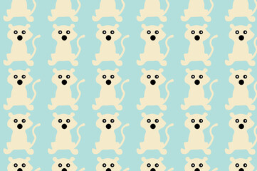 Unique cute animal pattern design. Suitable for backgrounds and wallpapers.