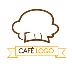 Hat cap chef logo design vector concept. Chef icon symbol
