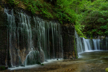 白糸の滝　長野県軽井沢町